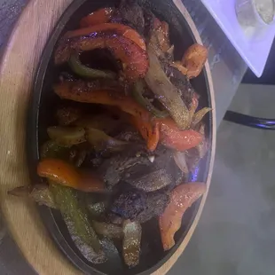 Seared Steak Fajitas