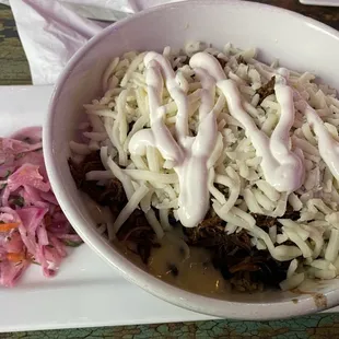 Barbacoa Shredded Beef Burrito bowl