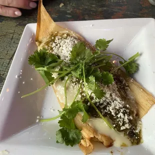 Today's Tamale - Ground beef and Cheddar