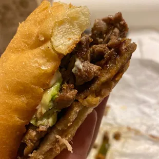 Asada y Quesito Torta