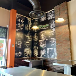 the interior of a restaurant