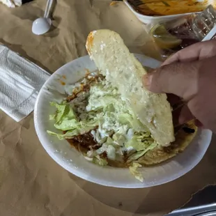 a plate of food