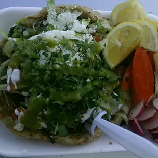 Sope de barbacoa hand made sope