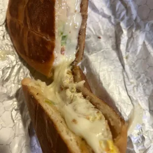 Egg and cheese torta