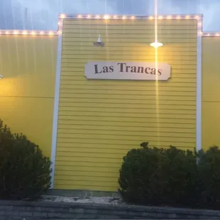 the front of the restaurant