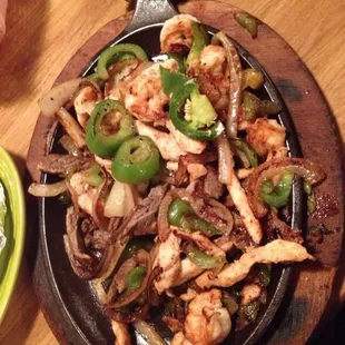 What they call Texas fajitas with jalapeños!