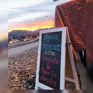 Aguas Frescas are now available at our location! Yet another few authentic products that would  perfectly accompany your next meal :)