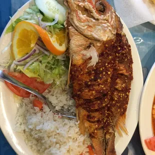grilled fish, grilled seafood, food, fish, seafood