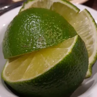 Lime the size of a small baseball!