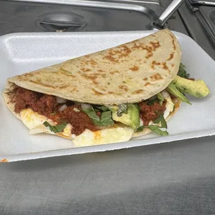 Quesadilla de pastor