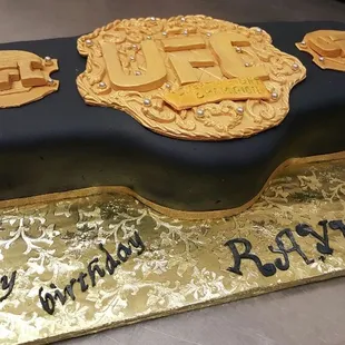 Replica of the UFC belt #L3Pcake