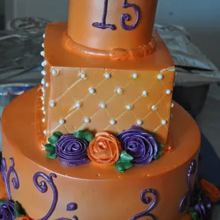 Quinceañera cake (sweet 15)