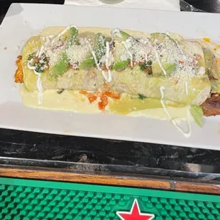 Come and try our delicious Burrito Gigante