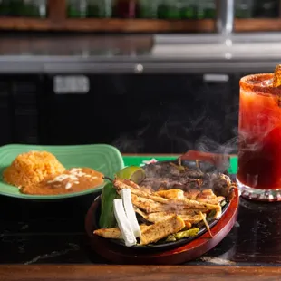 Our Especialidad la Casa and Michelada.