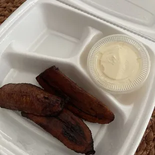 Fried bananas