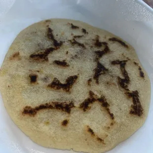 Pupusa chicharron con queso