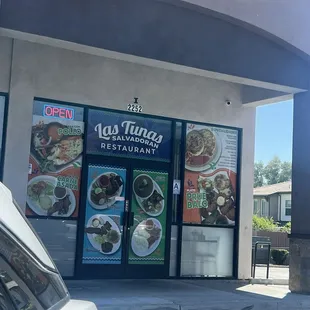 outside
