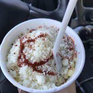 Elote en vaso