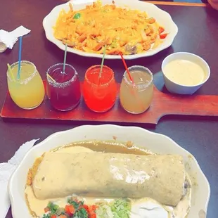 Burrito Loco and Rice with chicken