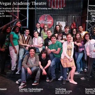 The technical crew from the 2010 production of West Side Story.