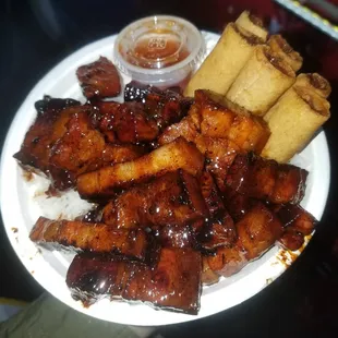 Grilled Pork Belly Combo from Oming's Kitchen