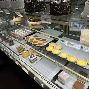 Dessert display case