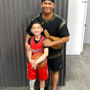 Came to support my God son Lim at his basketball tournament 9/25/2022