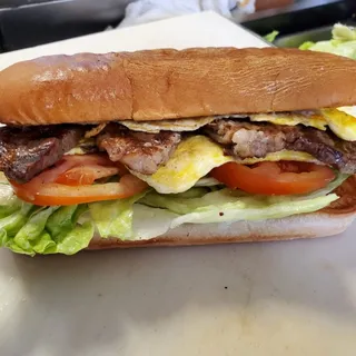 Steak and Eggs Sandwich