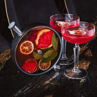 Our porthole cocktail for 2.