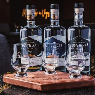 Our tasting flights are customizable to the spirits you're interested in trying. We're more than happy to guide you based on your preference