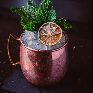 Can't go wrong with a Moscow mule.