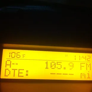 106 at 11:42 PM... Too hot !!!!