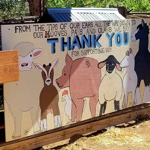 thank you for supporting us