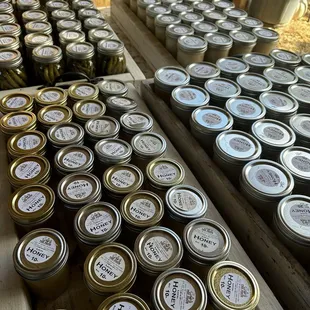 jars of pickled cucumbers