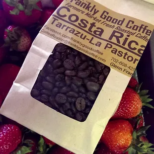 Frankly Good Coffee roasted on site- Tarrazu La Pastora