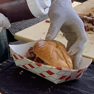 Bbq sandwich