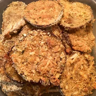 Keto baked eggplant fritters 9.3.17