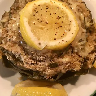 Keto stuffed artichoke 9.3.17