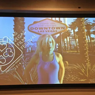 Part of the loop that runs between screenings.