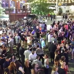 Music video block at container park! :)