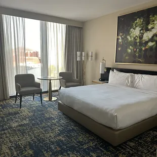 After a long morning of traveling so good to get to the hotel.