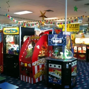 Inside-arcade area
