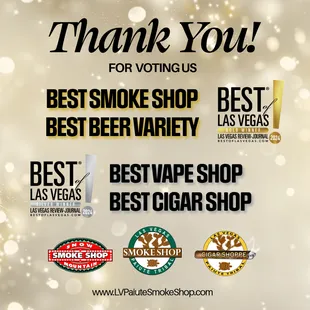 Thank You for Voting Us Best of Las Vegas!