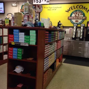 Smokes and drinks @ Las Vegas Paiute Tribal Smoke Shop - 7/11/15