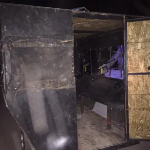 Cart where you enter to shoot zombies!