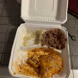 The famous Chicken Burrito