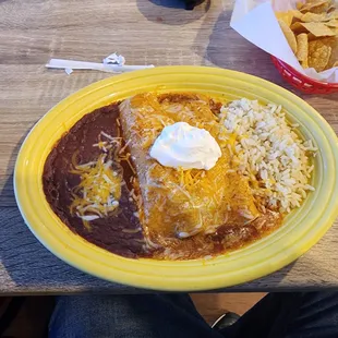 Lunch Enchiladas