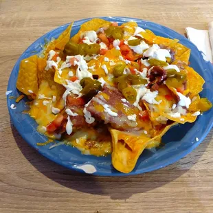 nachos, food