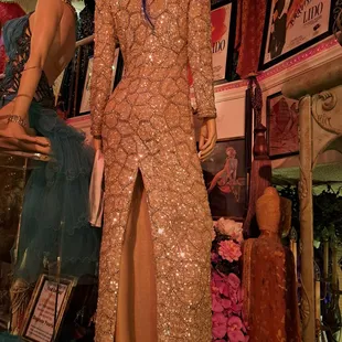 Couture dress valued at $1MM.