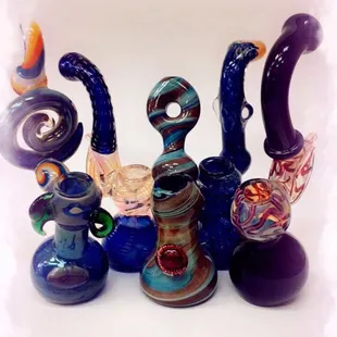 Buteafull glass bubblers:)